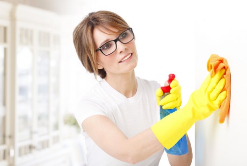Manager reviewing a carpet cleaning complaint during second-stage assessment