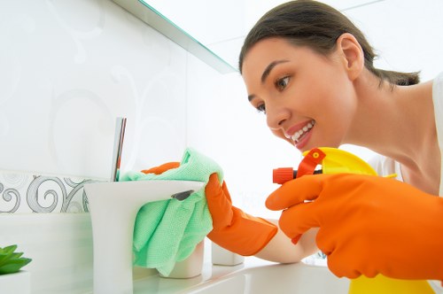 Local mattress cleaning process in a South London home