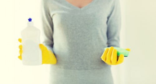 Deep carpet cleaning equipment used in a residential SE24 property