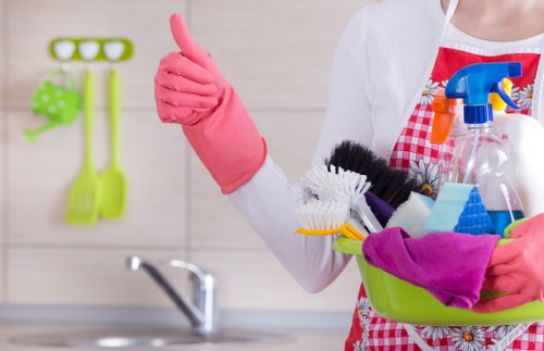 Professional post-construction cleaning in a SE24 residential room