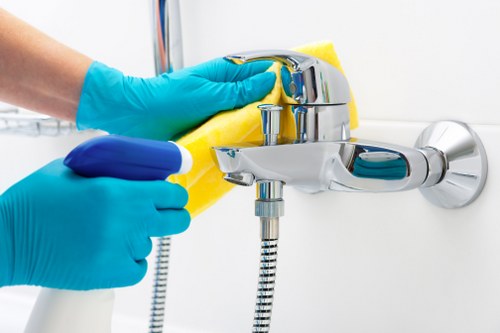 Professional carpet cleaning equipment maintained for safe use