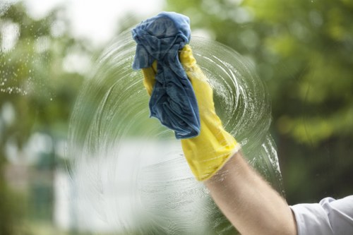 Local cleaner preparing a short-let flat in SE24 for new guests